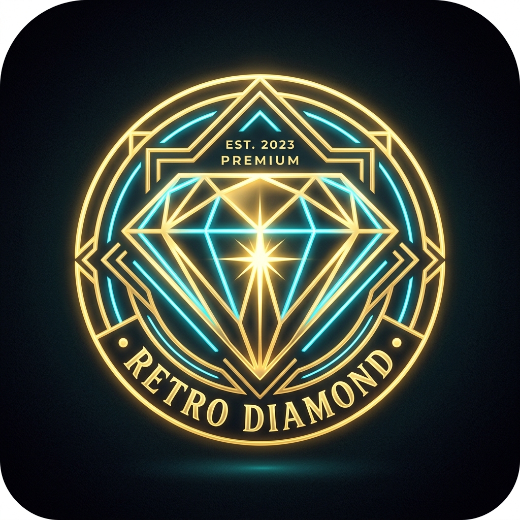 Retro Diamond Logo